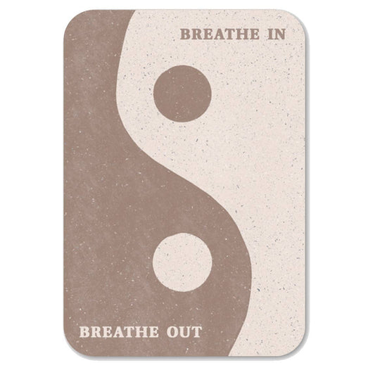 Breathe In Breathe Out Sticker Anna Cosma