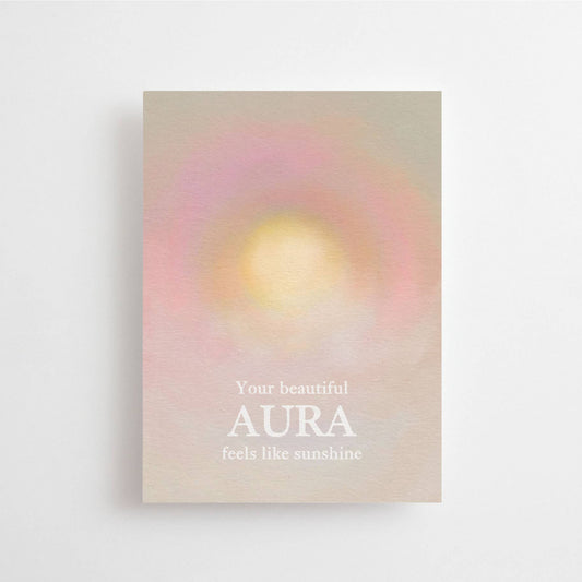 Your Beautiful Aura Postcard Anna Cosma