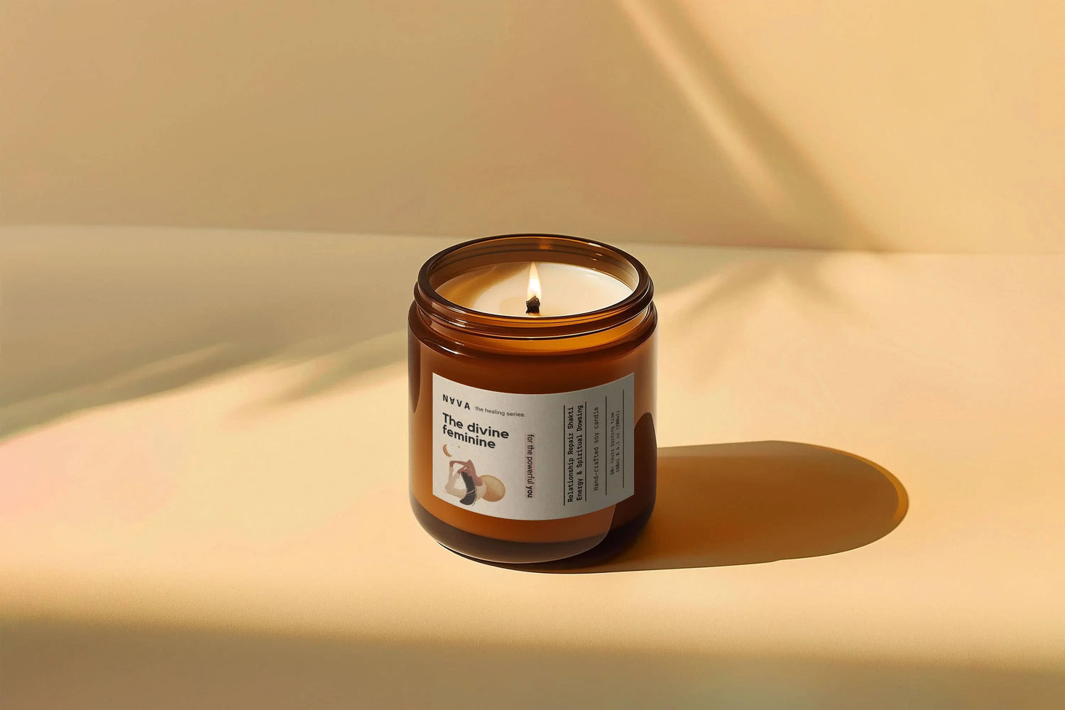 Divine Feminine Organic Soy Candle NAVA